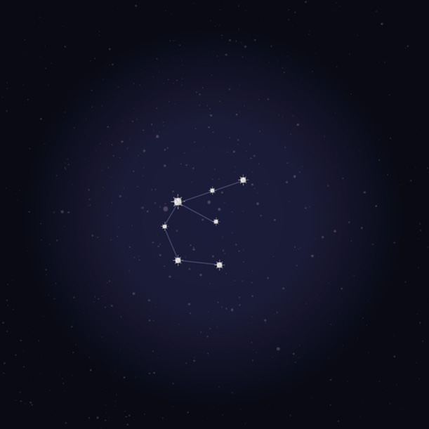 Constellation du signe du Verseau